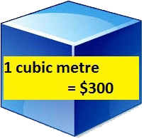 1-cubic-metre-300-dollars